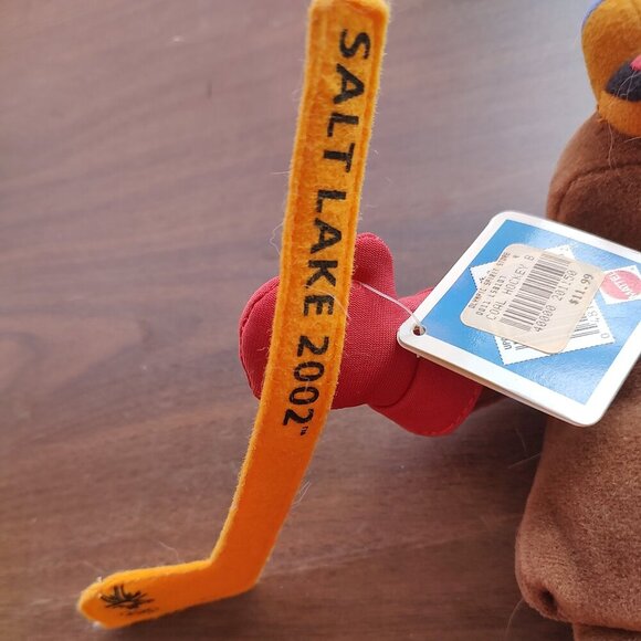 Olympic SLC Stuffed Plush Hockey Bear - Picture 6 of 7